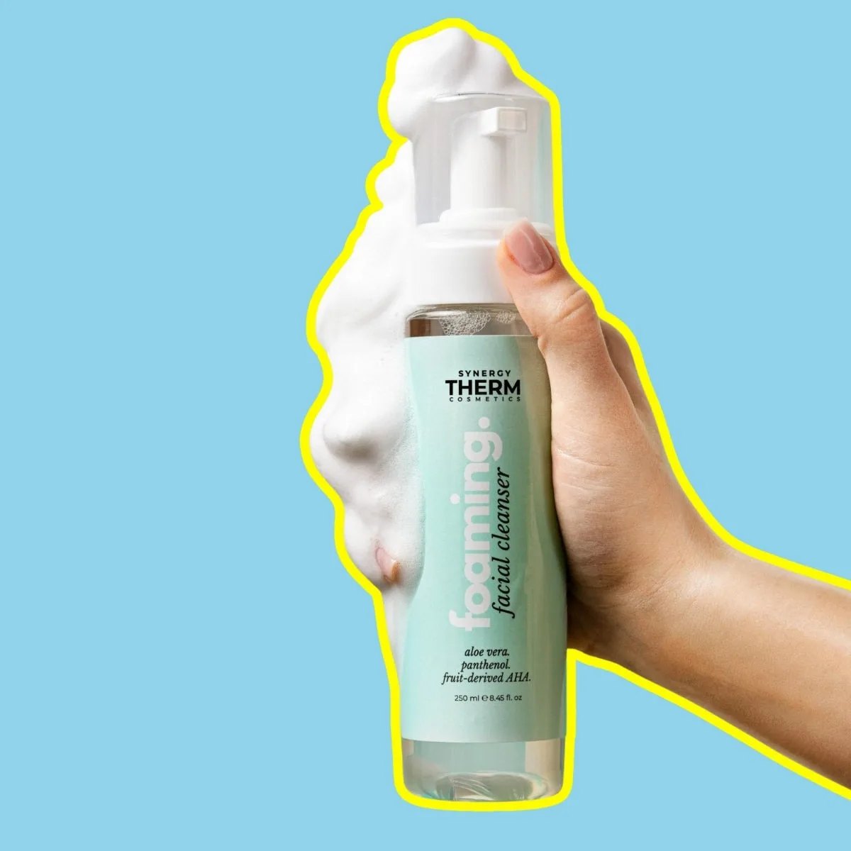 Foaming Facial Cleanser with Fruit-derived Acids, Aloe Vera and Panthenol - Image 1