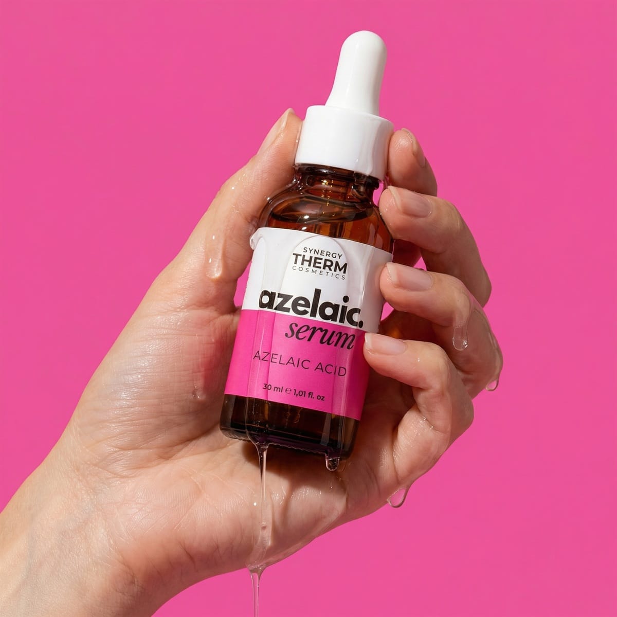 Ser anti-roșeață, Azelaic Serum, ser cu 10% Acid Azelaic scade petele hiperpigmentare și iluminează tenul