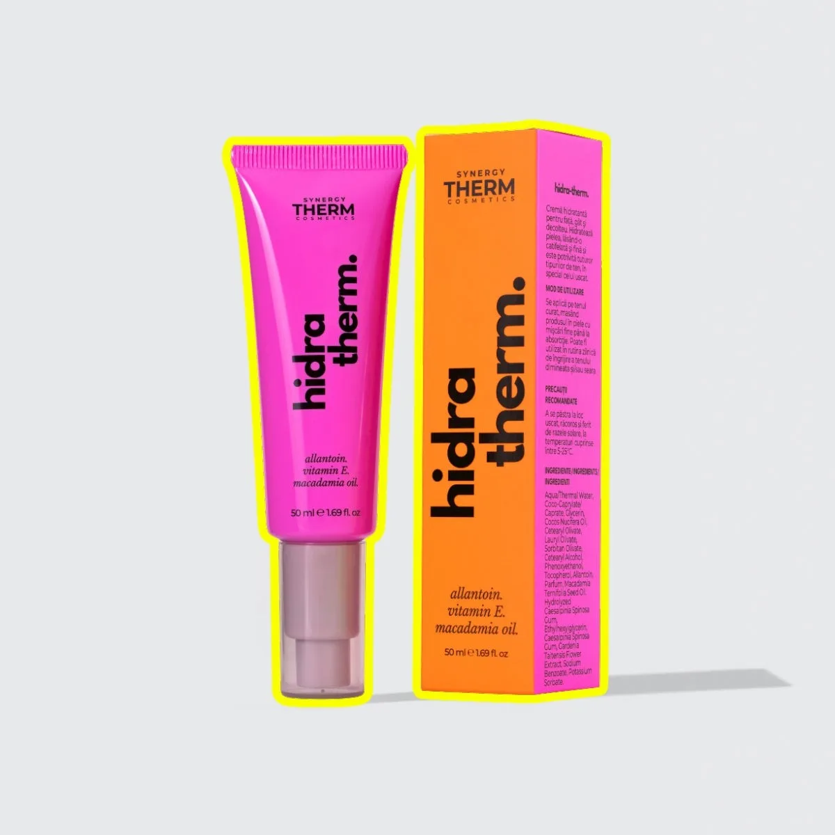 Hidra-Therm moisturising face cream with soothing and intensely