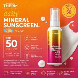 Mineral Sunblock SPF 50 for Kids & Adults, Water-Resistant, Fragrance-Free, 50ML - Image 2