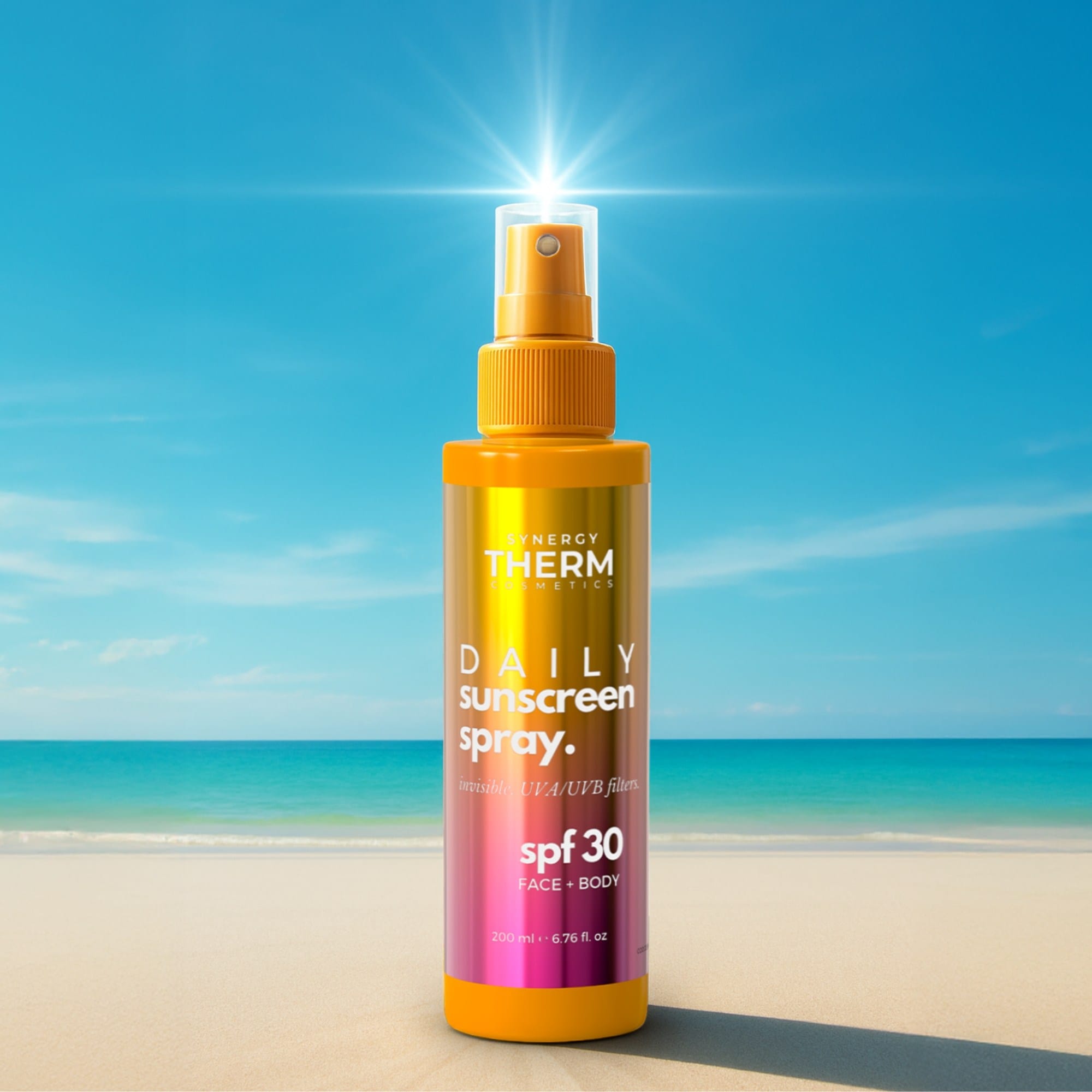 Daily Sunscreen Spray SPF 30, Protecție Solară Lejerǎ, UVA/UVB