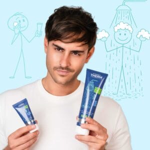 Hydrating Face Cream - For Men, Lightweight Texture, Fast Absorption, With Glycerin, Botanical Oils & Thermal Water 50ml - Image 4