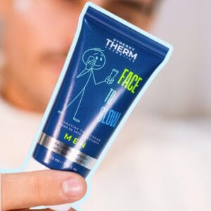 Hydrating Face Cream - For Men, Lightweight Texture, Fast Absorption, With Glycerin, Botanical Oils & Thermal Water 50ml - Image 3