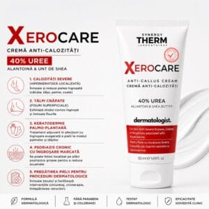 Xerocare Anti-Calluses Cream With 40% Urea, Allantoin & Shea Butter - 50ml - Image 2