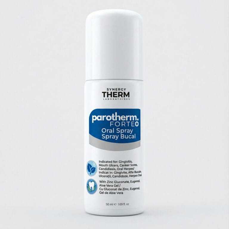 Parotherm FORTE - Spray Oral Antimicrobian pentru Mucoasă și Halitoză, cu Xylitol