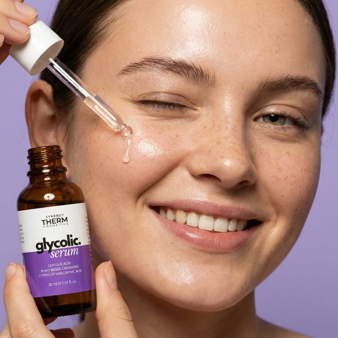 Ser Facial cu Acid Glicolic & Ceramide, Glycolic Serum - Exfoliere