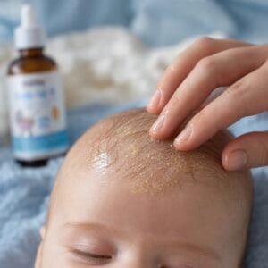 Synergy Therm Mama & Baby - Ulei pentru Scuamele Bebelușilor, pentru Scalp Sensibil, 25 ml - imagine 3