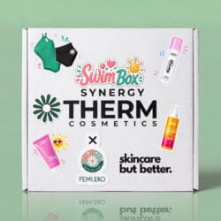 Synergy Therm × Femi.Eko Swim Box Kaia | Protecție solară + Slip menstrual de înot