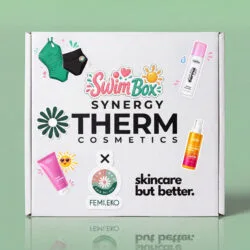 Synergy Therm × Femi.Eko Swim Box Kaia | Protecție solară + Slip menstrual de înot